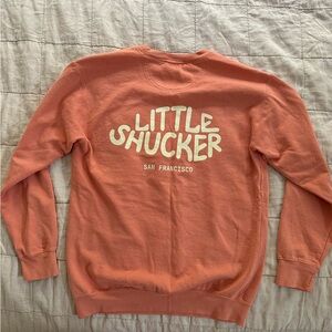 Comfort Colors Merch Sweatshirt—Little Shucker San Francisco